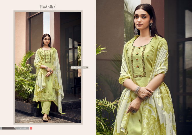 Radhika Azara Lamhay Jam Cotton Dress Material Catalog
